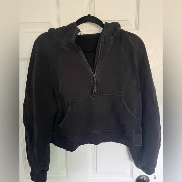 lululemon Tops - lululemon athletica Black Women's Half-Zip Hoodie